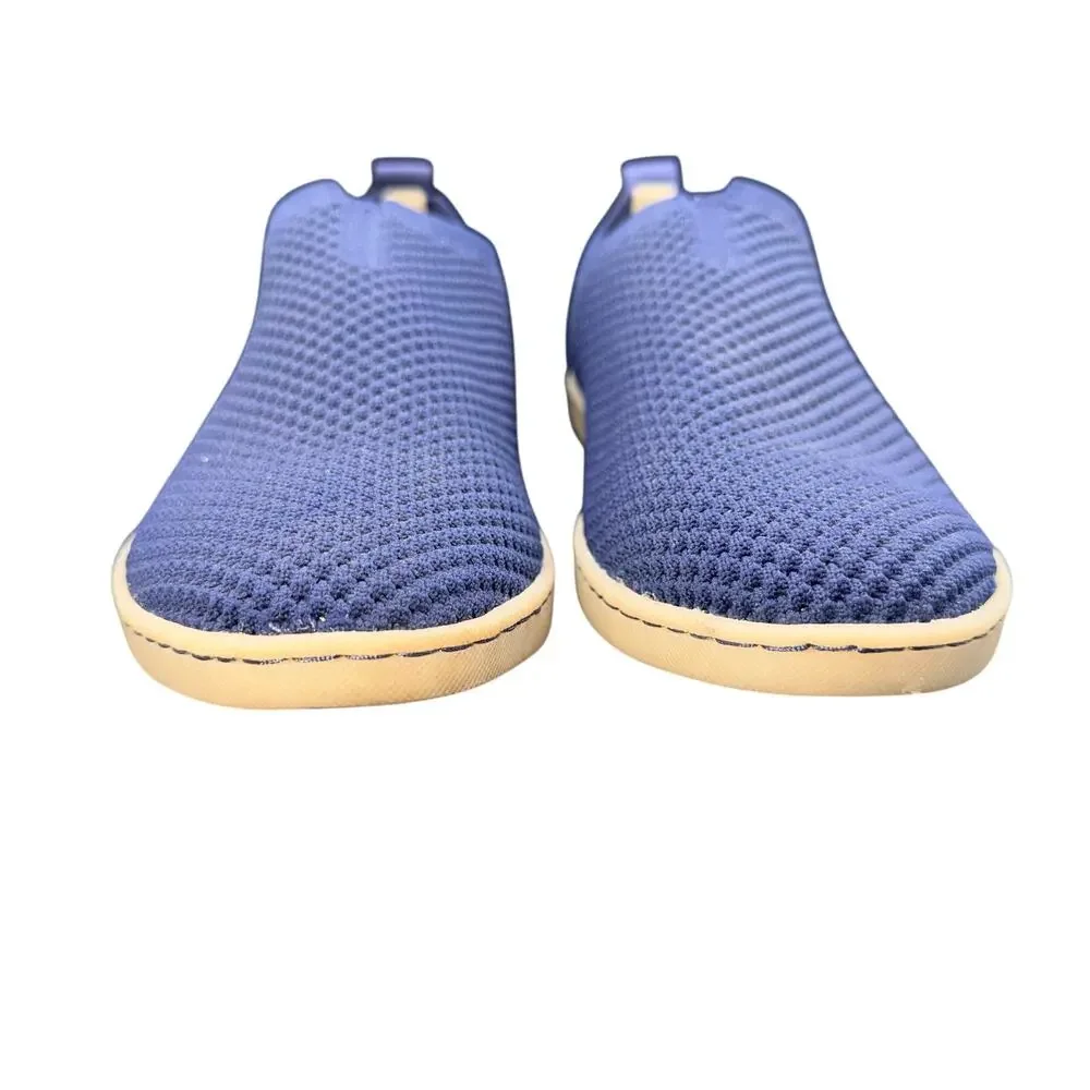 Born Knit Slip On Sneakers Navy Blue Comfort Walking Shoes Women’s 10M
